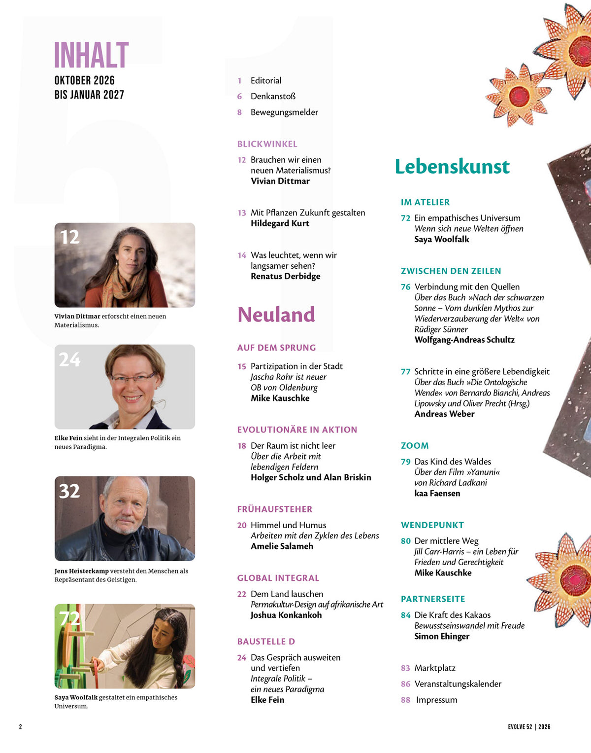 Ausgabe 52 - Trauen wir uns, Seele zu sagen? - Aufbruch aus dem Inneren