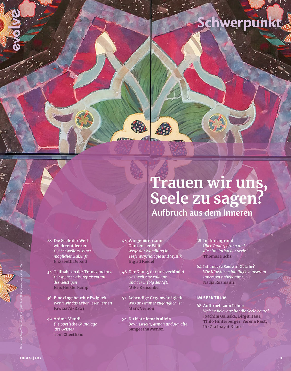 Ausgabe 52 - Trauen wir uns, Seele zu sagen? - Aufbruch aus dem Inneren